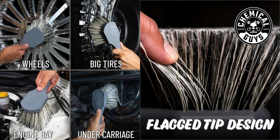 Jemný kartáč na kola Body & Wheel | Bezpečné čištění