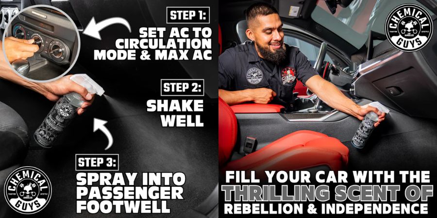 osvezovac vzduchu do auta black frost chemical guys