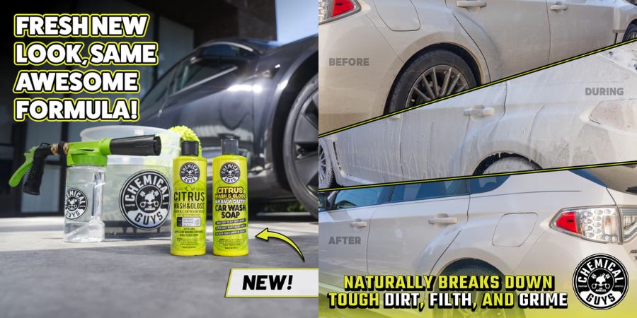 citrus wash gloss car wash shampoo chemical guys