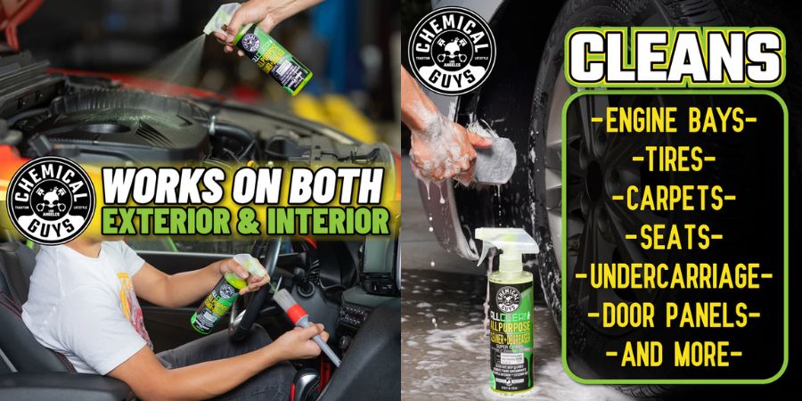 univerzální apc čistič auto odmašťovač motor kola plasty citrusový čistič interiér exteriér detailing čistič chemical guys