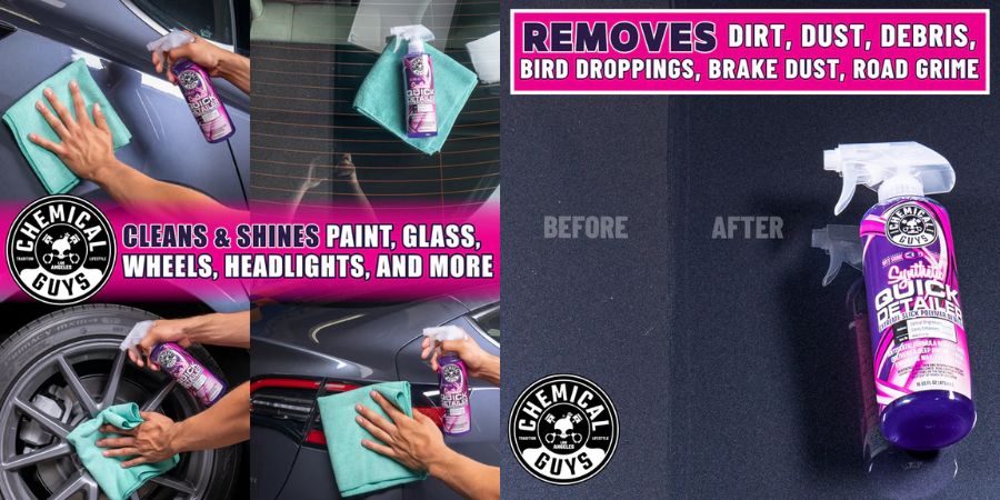 extreme slick synthetic quick detailer chemical guys rychly detailer auta