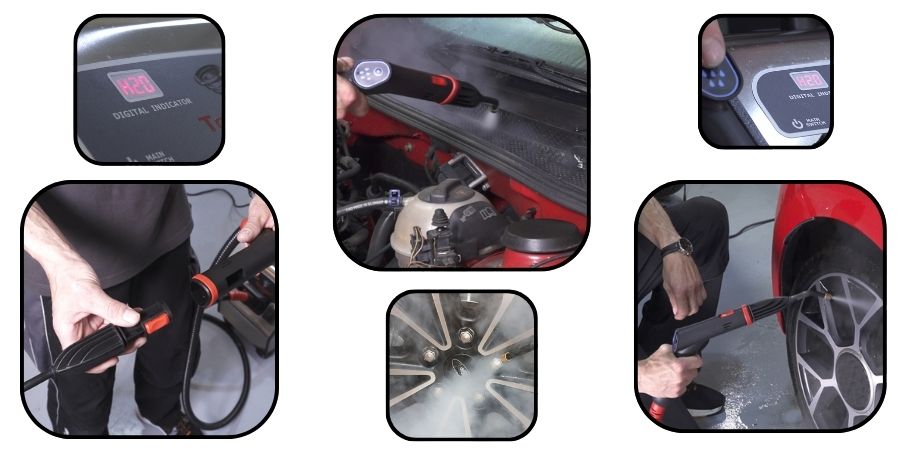 Tornador® STEAM – profesionální parní čistič s vysokotlakou horkovodní funkcí