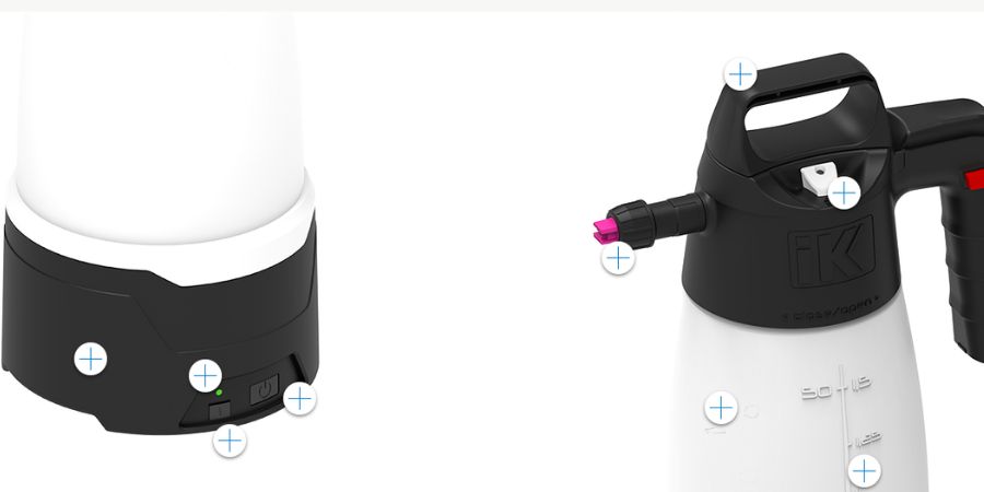 IK e Foam Pro 2 elektrický pěnový postřikovač 2l