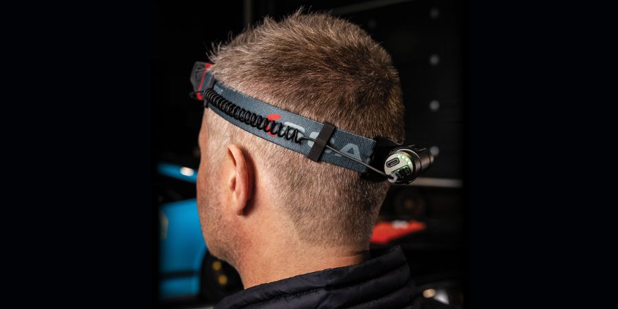 SCANGRIP I-MATCH 4 čelová LED lampa pro detailing