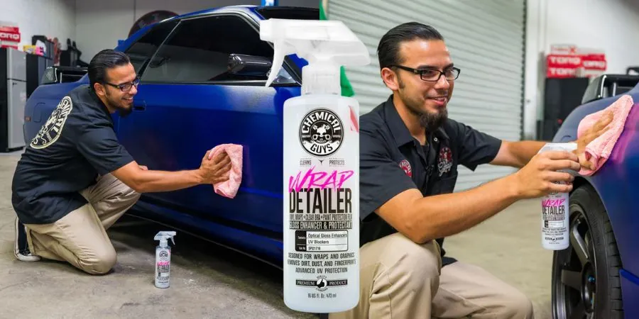detailer na fólie Chemical Guys Wrap Detailer pro čištění a ochranu vinyl wrapu auta