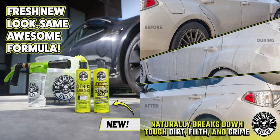 citrus wash gloss car wash shampoo chemical guys
