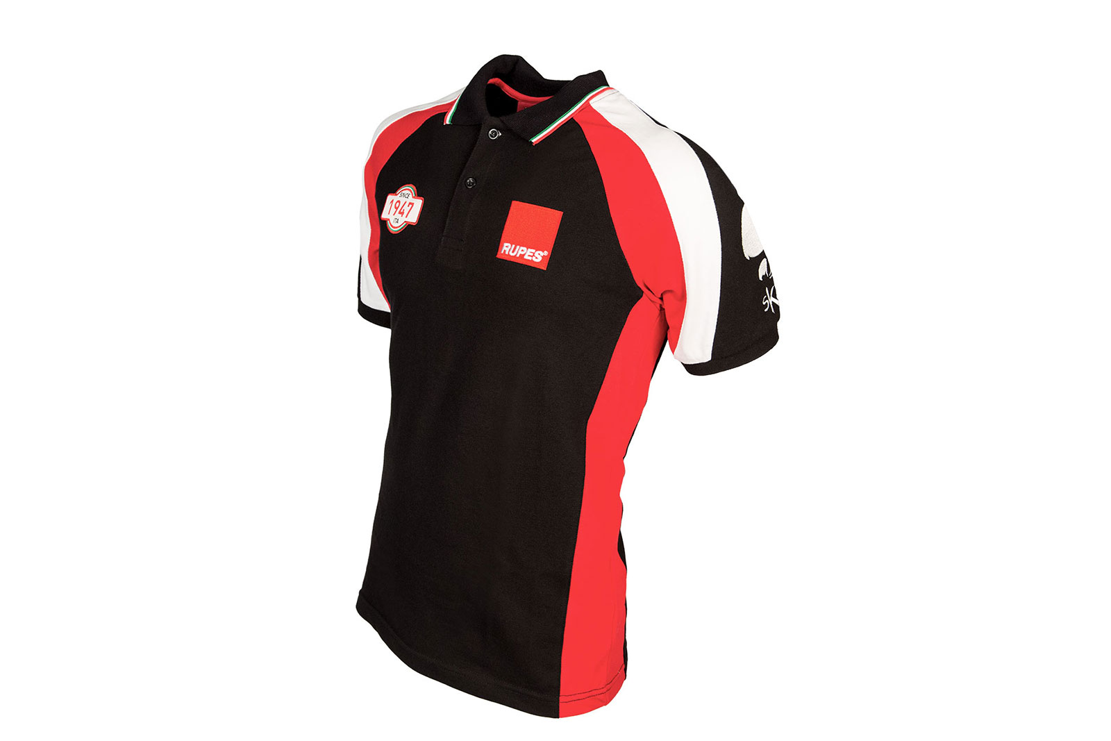 RUPES Racing Red & Black L ,polokošile pro profesionály - Obrázek 3