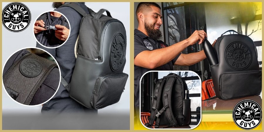 Víceúčelový batoh Legacy Stealth je navržen pro cestování, práci, školu i detailní práce s vozidly, včetně použití notebooku.