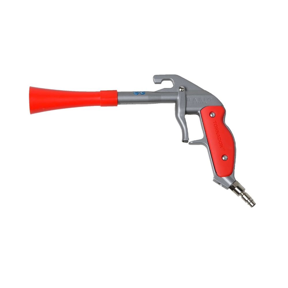 Tornador® BASIC Z-014RS – profesionální suchá čisticí pistole bez nádobky, ideální pro těžko dostupná místa. Vysoký průtok vzduchu, silný impulsní efekt a Tornador vortex technologie.