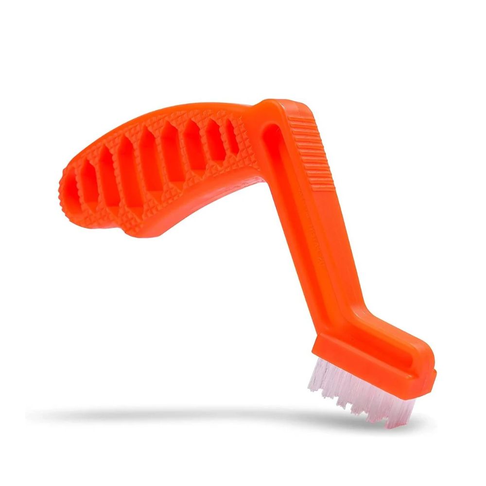 Profesionální kartáč pro čištění pěnových a vlněných lešticích kotoučů během práce.