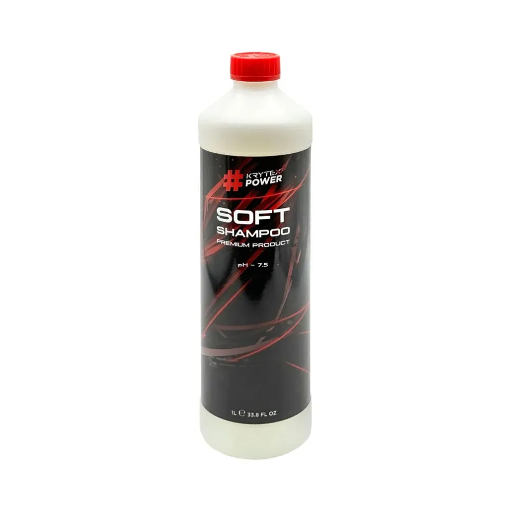 KRYTEX Soft Shampoo 1L je vhodný jak pro klasické ruční mytí, tak pro použití s pěnovými systémy. V sortimentu All4Detailing slouží jako základní produkt pro exteriérovou péči, na který lze snadno navázat dalšími kroky údržby a ochrany laku vozidla.